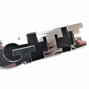 Front grille badge emblem chrome VW POLO GTI Tani