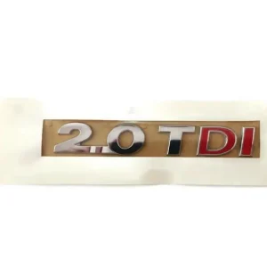 Rear chrome lettering 2.0 TDI  with red DI VW Tiguan 2016- Promocja