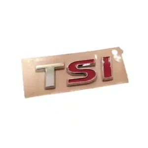 Ekspresowa dostawa Rear emblem inscription TSI | SI - red VW Passat CC B7 Scirocco