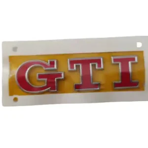 Szybka dostawa Rear GTI red emblem logo lettering sticker VW Golf VII Polo