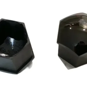 Wheel bolt nut cover cap VW AUDI SEAT SKODA black Premium