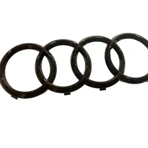 Wysoka jakość Emblem grill badge black Audi front Audi A4 A6 A7 A8 Q3 Q5 Q7