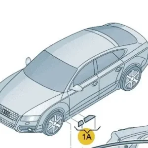 Front fender and door foil stone guard Audi A7 2011-2018 Wysoka jakość