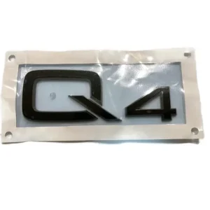 Rear black glossy Q4 emblem sticker Audi Q4 Tani
