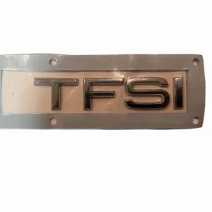 Rear badge emblem tailgate sticker chrome TFSI | AUDI A1 A3 A4 A5 A6 A7 Oferta limitowana