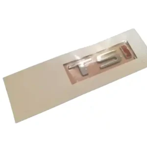 Zwrot pieniędzy Badge emblem tailgate or fender lettering TSI with red I SEAT Altea Exeo Ibiza Leon Toledo