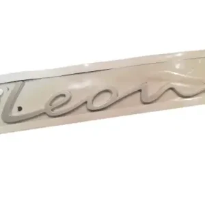 Inscription LEON rear emblem chrome badge SEAT LEON IV 2020- Najlepsza cena