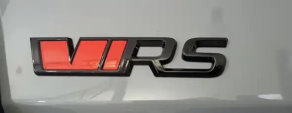 Tylko dziś Inscritpion red black RS emblem badge SKODA OCTAVIA IV 2020-