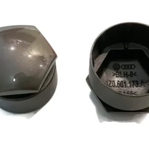 SKODA grey silver wheel anti-theft bolt cover cap Tani