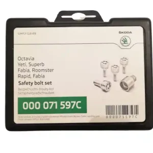 SKODA safety bolts set anti theft Rabat