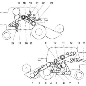 Pas klinowy Gates, 1613281 30241613281 Nowość