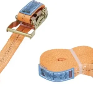 Autentyczny Pas transportowy z napinaczem grzechotkowym i hakiem J 5 m