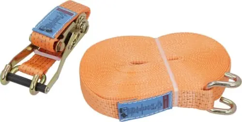 Premium Pas transportowy z napinaczem grzechotkowym i hakiem pazurowym 15 m