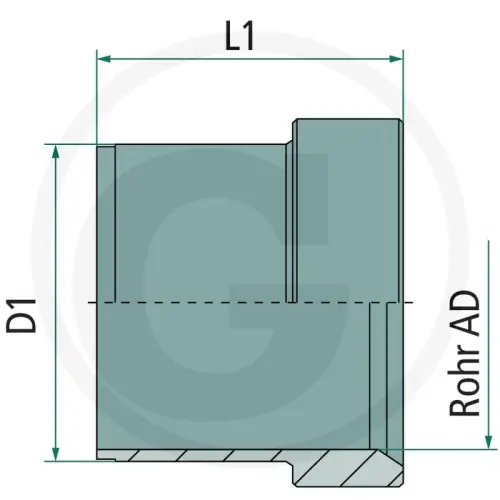 Autentyczny PH DHJ 1,1/2 VA tuleja dociskowa 60904315