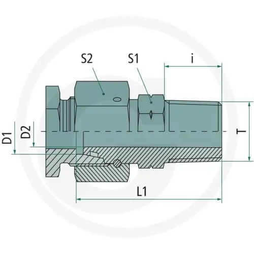 Wysoka jakość PH EGVD 42 L- 1,1/2" NPT VA 60900927