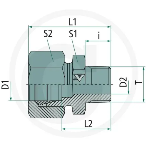 Darmowa dostawa PH GEV 42 L-R 1,1/4" stoż. VA 60900496
