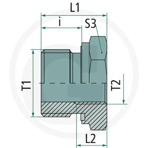 Wysoka jakość PH RIAS- 1,1/2" x 1/2" WD VA 60901351