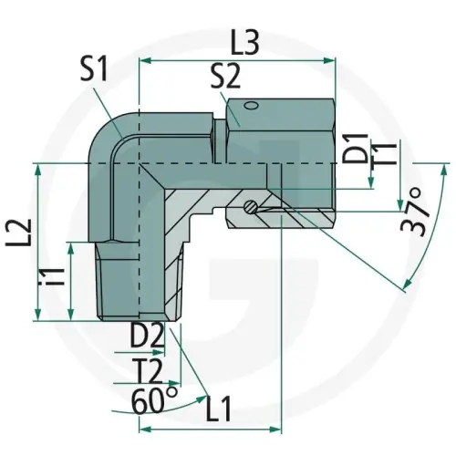 Kup teraz PH WA-DKJ 1,1/16 - AGN 3/4 90° VA 60904538