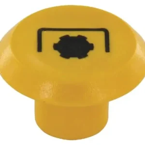 Tani Symbol przełącznika, lampy błyskowej, okrągły, żółty