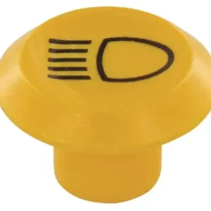 Promocja Symbol przełącznika, świateł mijania, okrągły, żółty