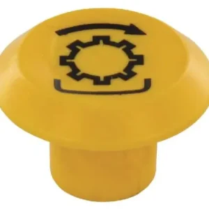 Wysoka jakość Symbol przełącznika, wału WOM, okrągły, żółty