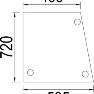 Wyprzedaż Szyba boczna