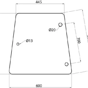 Szyba boczna Autentyczny