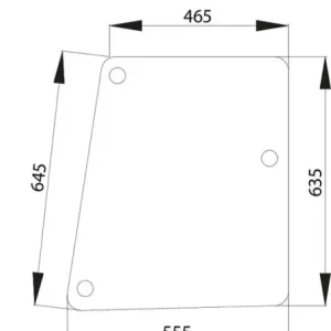 Szyba boczna Niska cena
