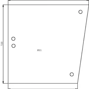 Nowość Szyba boczna