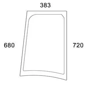 Niska cena Szyba boczna