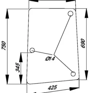Premium Szyba boczna