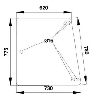 Szyba boczna Nowość