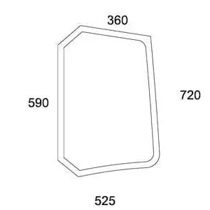 Najlepsza cena Szyba boczna