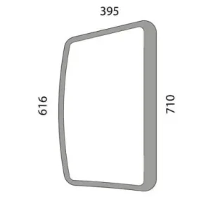 Szyba boczna Autentyczny