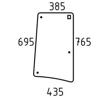 Szyba boczna prawa Najlepsza cena