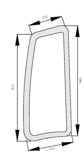 Szyba boczna, stała Tylko dziś
