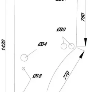 Oferta limitowana Szyba drzwi lewa, L77647