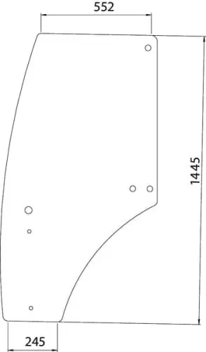 Promocja Szyba drzwi prawa, R198625