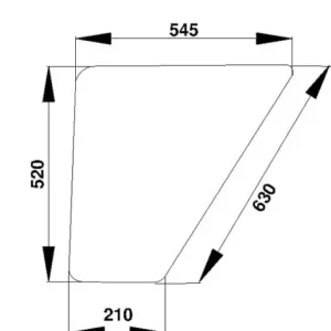 Szyba drzwi, dolna Wyprzedaż