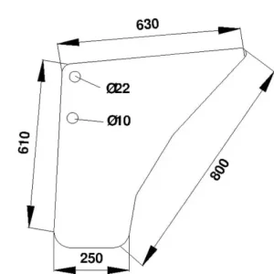 Najlepsza cena Szyba drzwi, dolna
