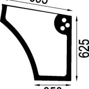 Szybka dostawa Szyba drzwi, dolna