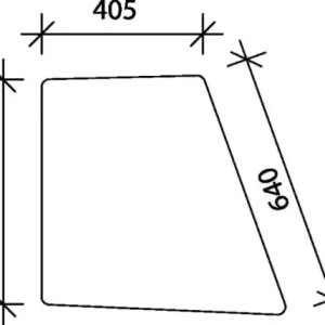 Szyba drzwi, górna Najlepsza cena