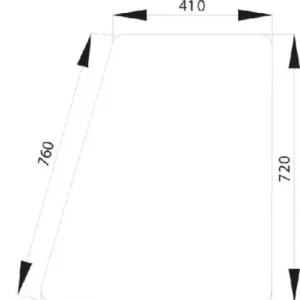 Tylko dziś Szyba drzwi, górna