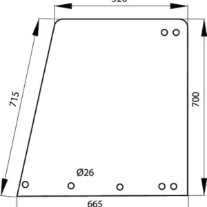 Szyba drzwi, górna Zamów teraz