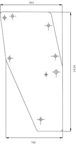 Wyprzedaż Szyba drzwi