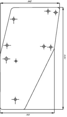 Szyba drzwi Tylko dziś