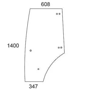 Szyba drzwi kompletna Bezpieczna płatność