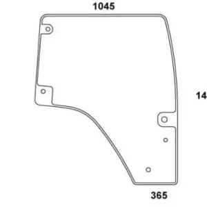 Ekspresowa dostawa Szyba drzwi kompletna