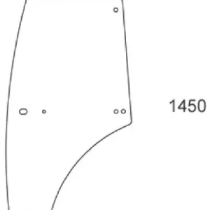 Bezpieczna płatność Szyba drzwi, lewa