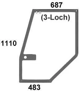 Szyba drzwi, lewa Ostatnia szansa